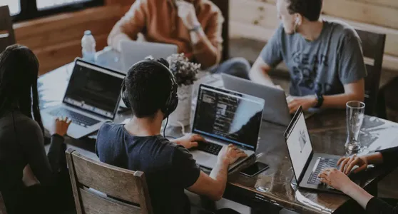 Team working together